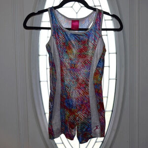 FUTURE STAR CAPEZIO Multicolored Girls Biktard Size S